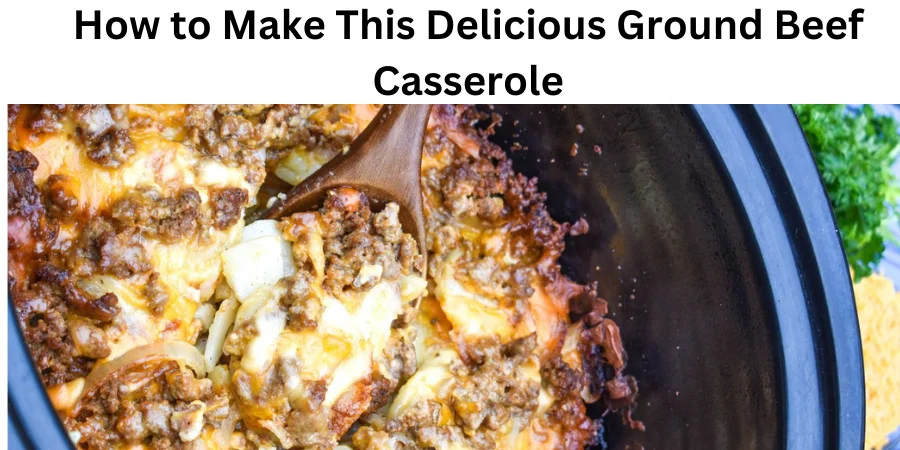 Slow Cooker Cheesy Ground Beef and Potatoes