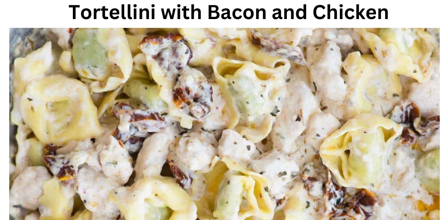 Crockpot Chicken Bacon Ranch Tortellini